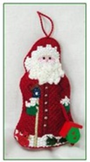 click here to view larger image of Birdhouse Santa - 260U (hand painted canvases)