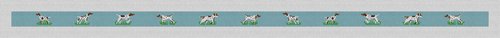 click here to view larger image of Pointer Belt Light Blue (hand painted canvases)