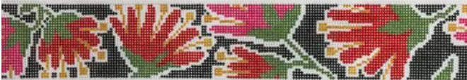 click here to view larger image of Poppin Poppies Purse Strap (hand painted canvases)