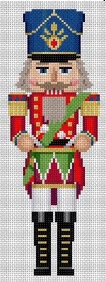 click here to view larger image of Nutcracker - Drummer (hand painted canvases)