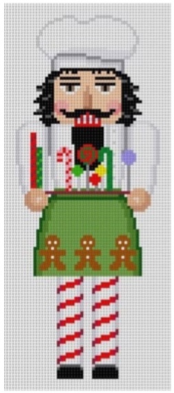 click here to view larger image of Nutcracker - Candy Chef (hand painted canvases)