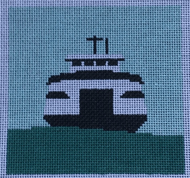 click here to view larger image of Ferry Front View (hand painted canvases)