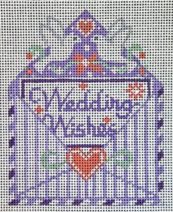 click here to view larger image of Wedding Wishes Letter (hand painted canvases)