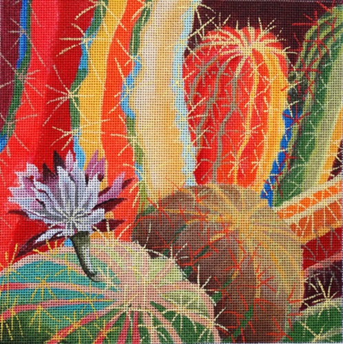 click here to view larger image of Cactus Blossom (hand painted canvases)