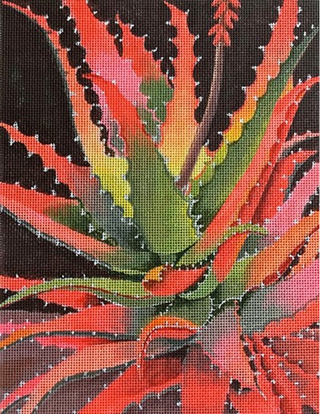 click here to view larger image of Sunset Agave (hand painted canvases)