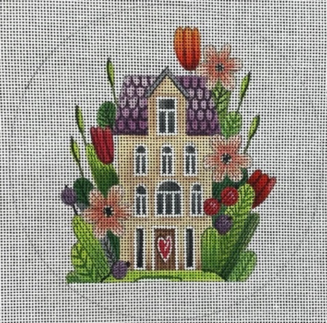 click here to view larger image of Tulip Mansion (hand painted canvases)