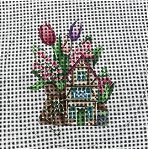 click here to view larger image of Tulip House (hand painted canvases)