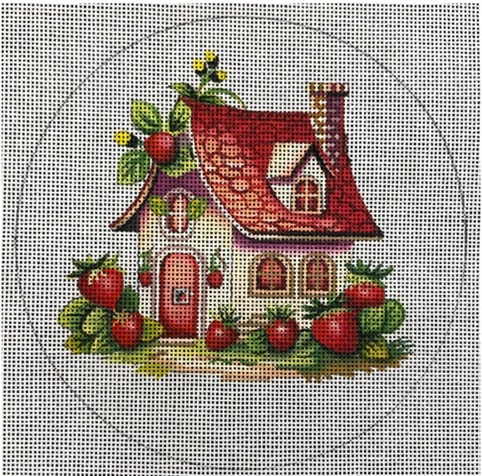 click here to view larger image of Strawberry House (hand painted canvases)