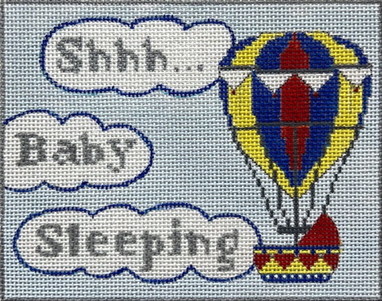 click here to view larger image of SHH Baby Sleeping Hot Air Balloon/Primary (hand painted canvases)