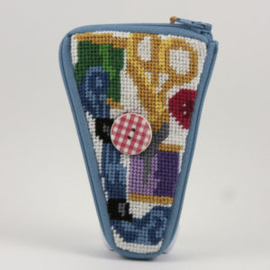 click here to view larger image of Stitch/Zip - Sewing Scissor Case  (needlepoint kits)