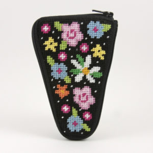 click here to view larger image of Stitch/Zip - Chintz Scissor Case  (needlepoint kits)