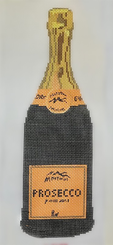 click here to view larger image of Prosecco Bottle (hand painted canvases)