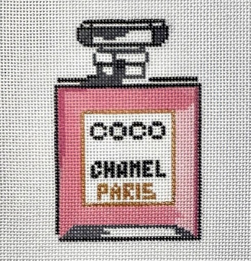 click here to view larger image of Pink Chanel Perfume (hand painted canvases)