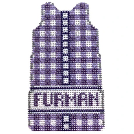 click here to view larger image of Furman Gingham Mini Shift (printed canvas)