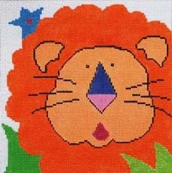 click here to view larger image of New Zoo - Lion (hand painted canvases)