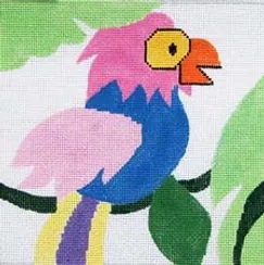 click here to view larger image of New Zoo - Parrot (hand painted canvases)