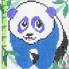 click here to view larger image of New Zoo - Panda (hand painted canvases)