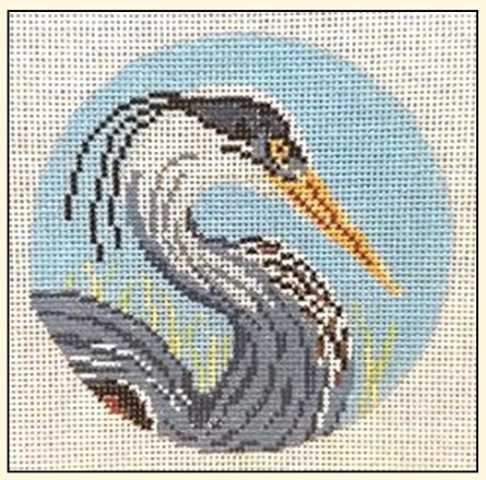 click here to view larger image of Blue Heron  (hand painted canvases)