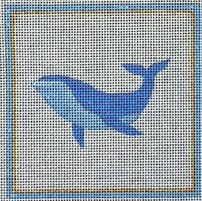 click here to view larger image of Whale Square - 18M (hand painted canvases)