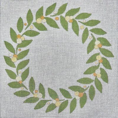 click here to view larger image of Wreaths Ivory Berries - 18M (hand painted canvases)