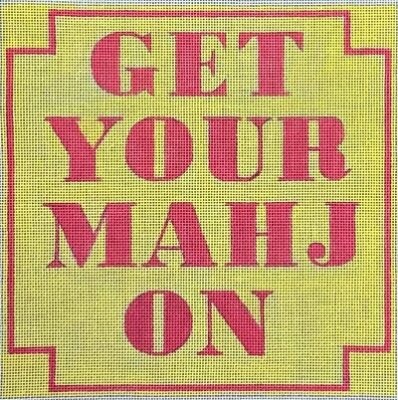 click here to view larger image of Get Your Mahj On - 18M (hand painted canvases)