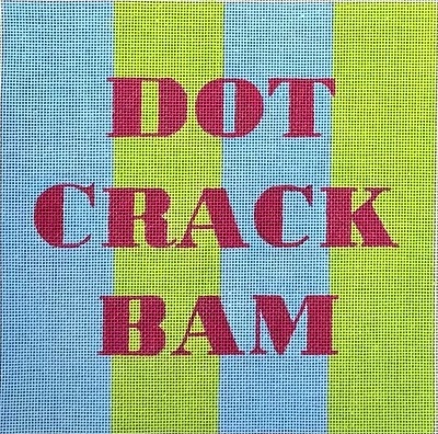 click here to view larger image of Dot Crack Bam - 18M (hand painted canvases)