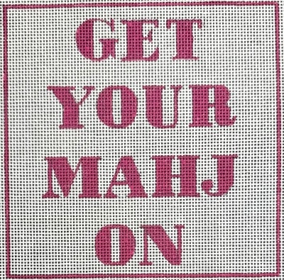 click here to view larger image of Get Your Mahj On - 13M (hand painted canvases)