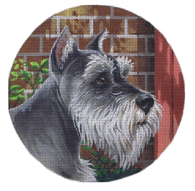 click here to view larger image of Miniature Schnauzer (hand painted canvases)