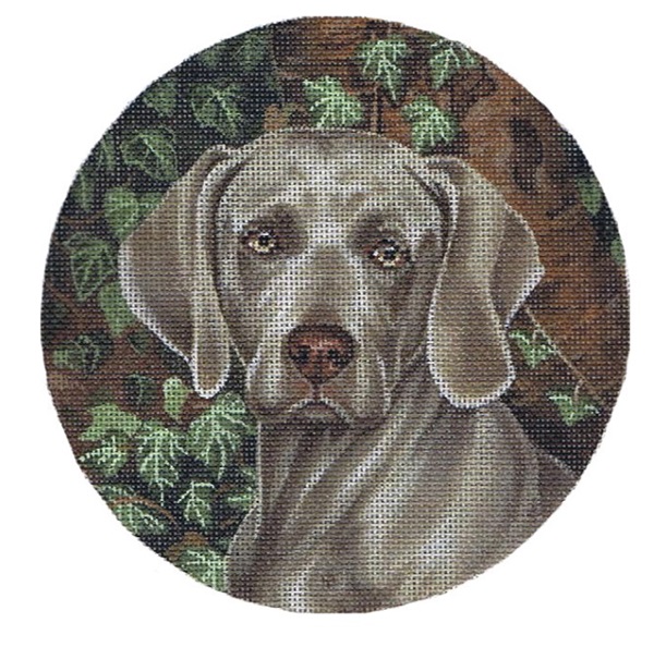 click here to view larger image of Weimaraner (hand painted canvases)