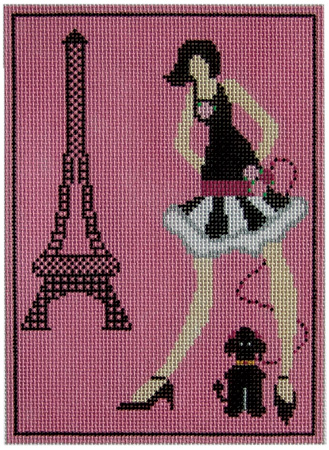 click here to view larger image of Pretty in Paris - 13M (hand painted canvases)