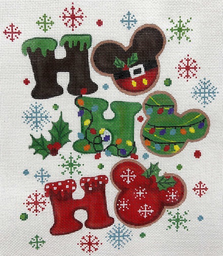 click here to view larger image of Ho Ho Ho (hand painted canvases)