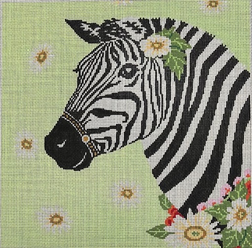 click here to view larger image of Zebra  (hand painted canvases)