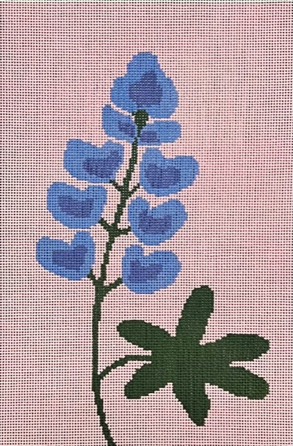 click here to view larger image of Blue Bonnet (hand painted canvases)