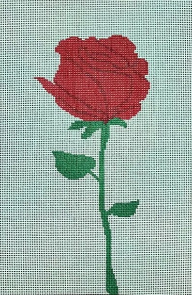 click here to view larger image of Rose (hand painted canvases)