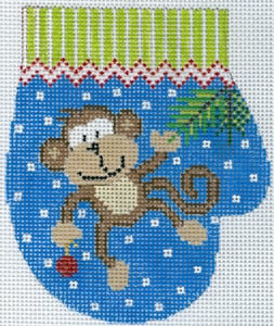 click here to view larger image of Monkey Mitten (hand painted canvases)