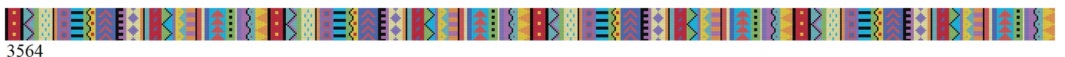 click here to view larger image of Aztec Bold Belt (hand painted canvases)