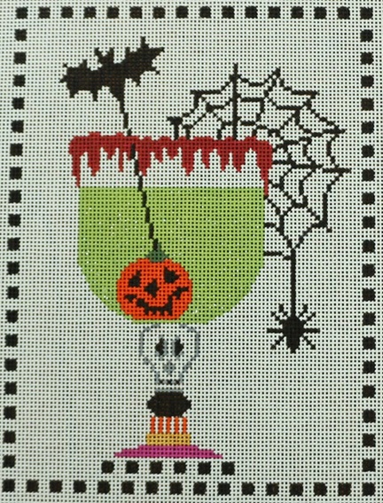 click here to view larger image of Halloween Cocktail - 13M  (Shelly Tribbey) (hand painted canvases)