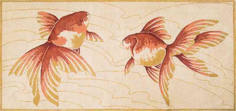 click here to view larger image of Goldfish (Kathryn Molineux) (hand painted canvases)