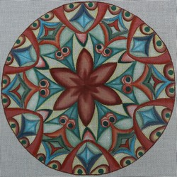 click here to view larger image of Flower Circle (Robbyns Nest) (hand painted canvases)