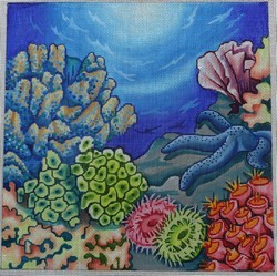 click here to view larger image of Tropical Reef (Robbyns Nest) (hand painted canvases)