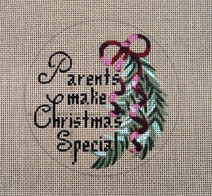 click here to view larger image of Parents Make Christmas Special (hand painted canvases)
