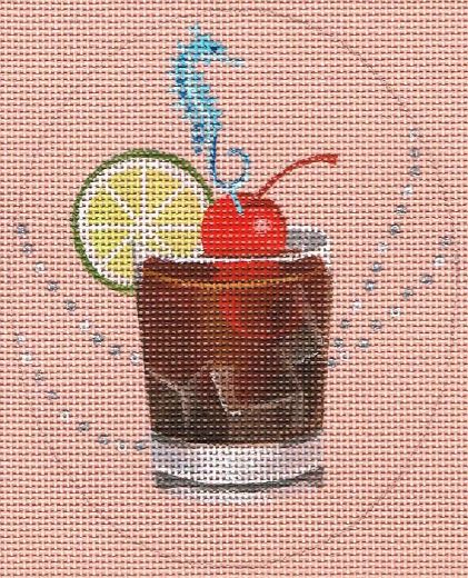 click here to view larger image of Summer Sips - Cuba Libre (hand painted canvases)