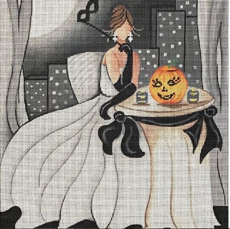 click here to view larger image of Halloween Ball (hand painted canvases)