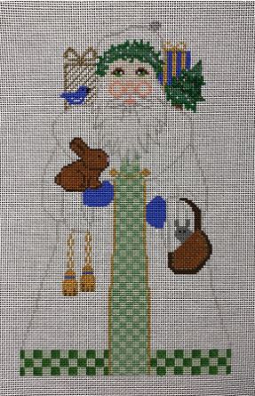click here to view larger image of White Santa Stitch Guide (books)