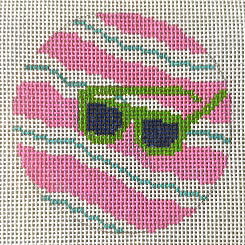 click here to view larger image of Sunglasses Ornament (hand painted canvases)