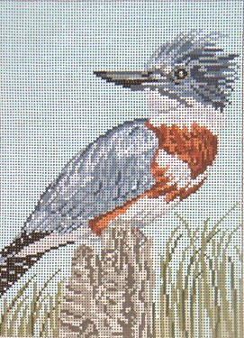 click here to view larger image of Belted Kingfisher - 13M (hand painted canvases)
