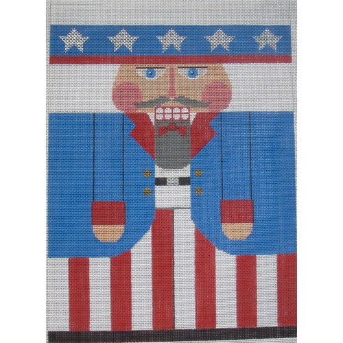 click here to view larger image of Nutcracker - Uncle Sam (hand painted canvases)