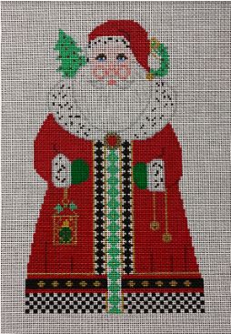 click here to view larger image of Courtly Santa (hand painted canvases)
