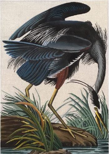 click here to view larger image of Blue Heron (hand painted canvases)