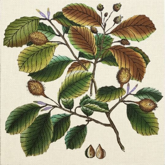 click here to view larger image of Beech Leaves (hand painted canvases)